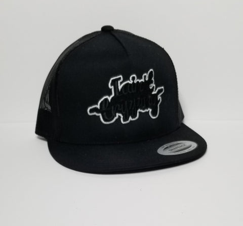 I Aint Tripping Black/Black Trucker Hat